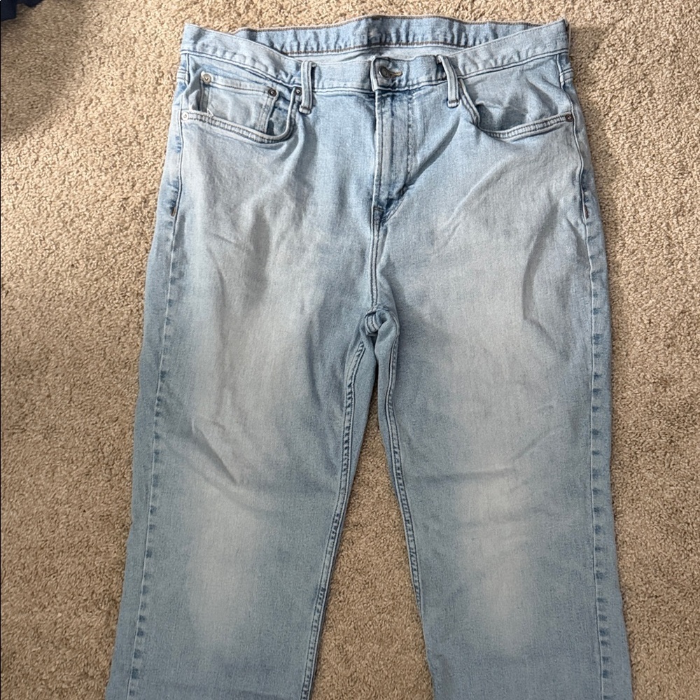 Light Blue Denim Jeans size 36x30 - Picture 1 of 5